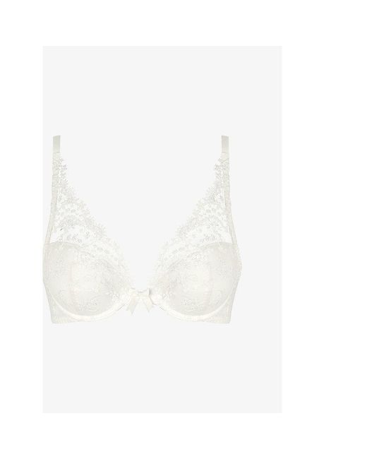 Simone Perele White Wish Triangle Push-Up Bra