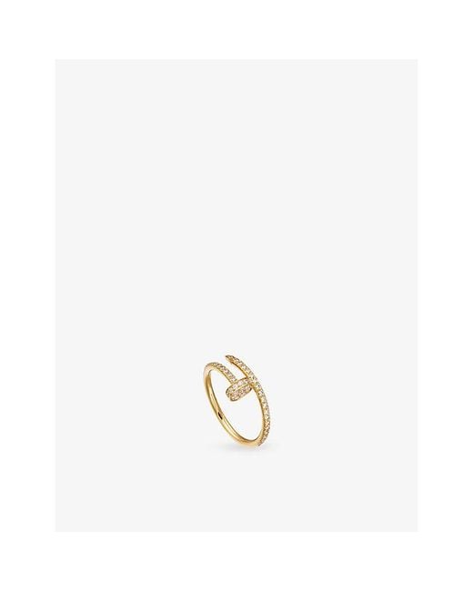 Cartier White Juste Un Clou 18Ct- And Diamond Ring