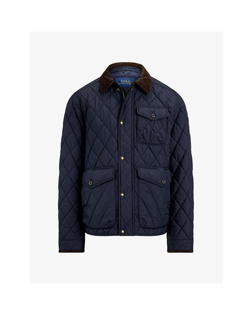 Polo Ralph Lauren Blue Beaton Quilted Shell Jacket for men