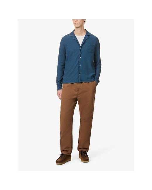 Polo Ralph Lauren Blue Patch-pocket Regular-fit Cotton Shirt for men