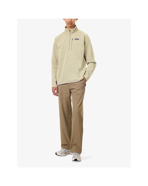 Patagonia Natural Better Sweater 1/4-Zip Fleece Pullover for men
