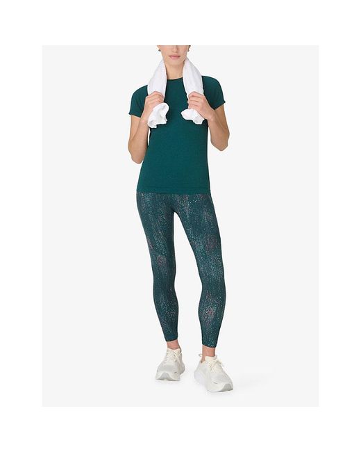 Sweaty Betty Green Power 7/8 Workout Leggings