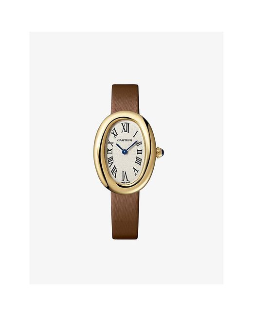Cartier Metallic Wgba0007 Baignoire 18ct Yellow-gold Small Quartz Watch