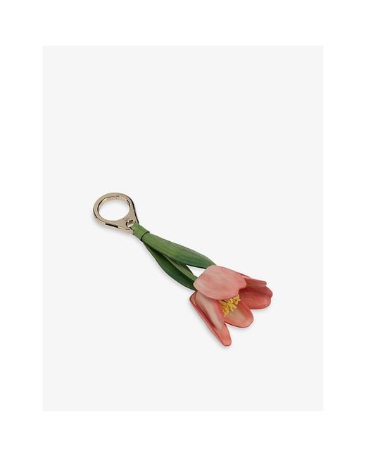 Christian Louboutin Green Tulip Leather Bag Charm