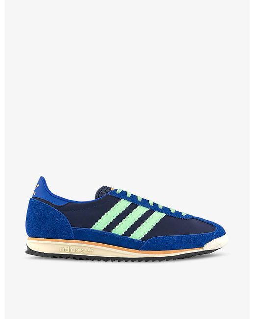 adidas Sl 72 Suede And Mesh Low top Trainers in Blue Lyst UK