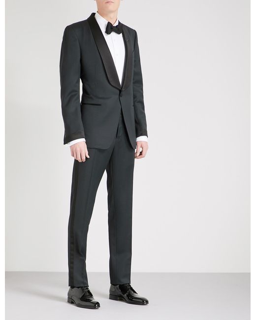 Tom Ford Classic-fit Wool And Mohair-blend Tuxedo in Navy (Blue) for ...