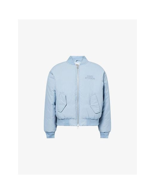 Obey Blue Studios Ma1 Puffer Bomber Jacket for men