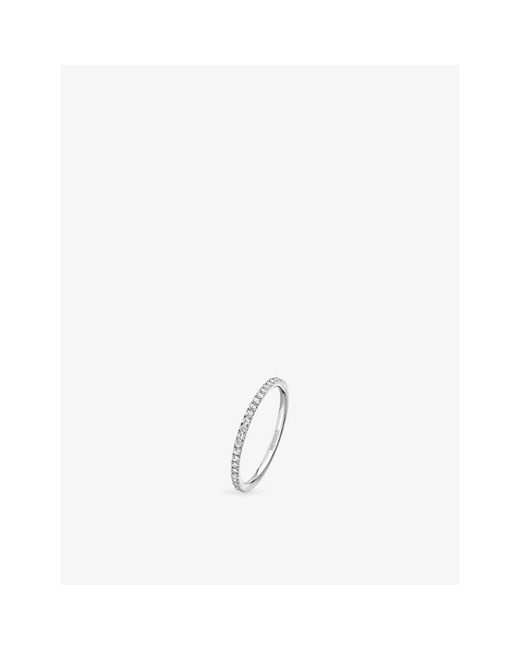 Messika White Gatsby Small Wedding 18Ct And 0.26Ct Diamond Ring