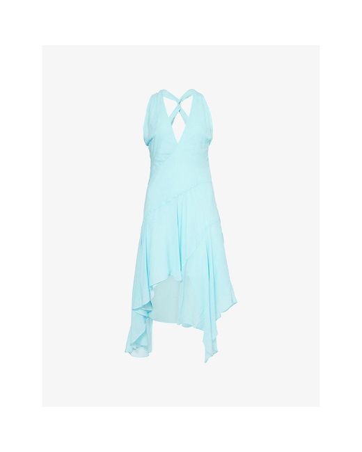maggy london asymmetric dress LEORA ASYM MAXI DRESS