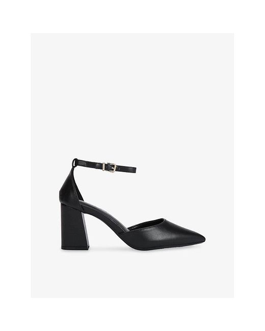Carvela Kurt Geiger White Refined Court Faux-Leather Shoes