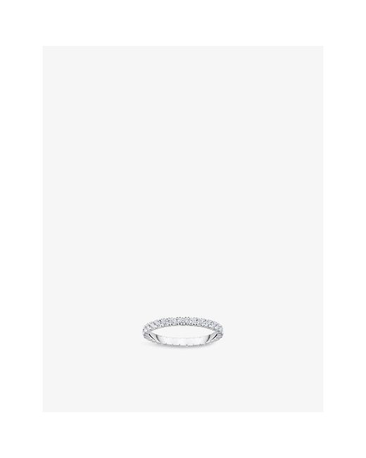 Thomas Sabo White Delicate Sterling- And Cubic Zirconia Ring