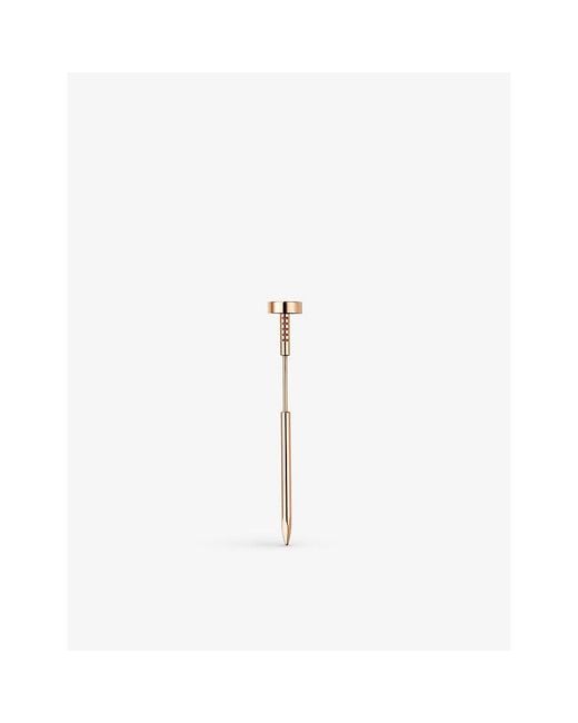 Cartier Metallic Juste Un Clou 18Ct Rose- Tie Pin for men