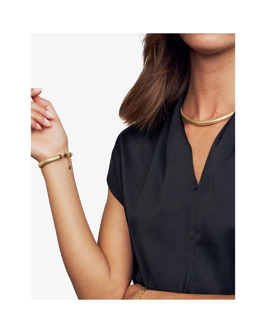 Sif Jakobs White Riva 18Ct-Plated Sterling- Necklace