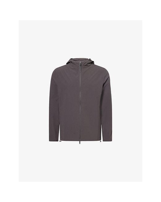 Arne Purple Active Technical Windbreaker Woven Jacket for men