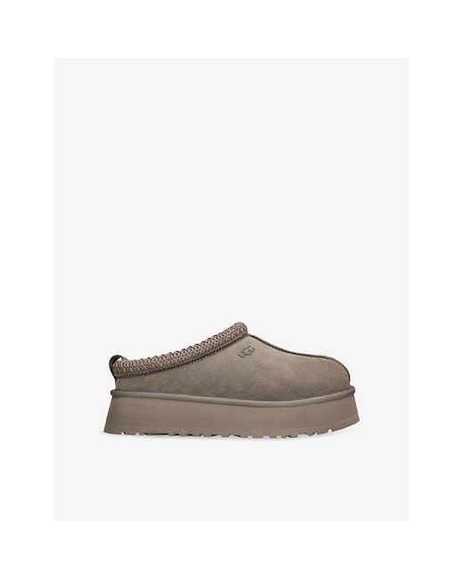 Ugg Brown Tazz Ii Suede Slippers