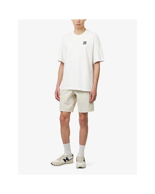 Manors White Mga Short-Sleeved Cotton-Jersey T-Shirt for men