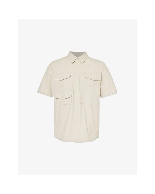 Barbour Natural Safari Patch-pocket Regular-fit Shell Shirt for men