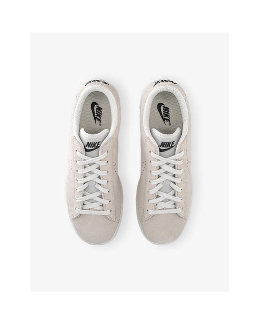 Nike White Tennis Classic Suede Trainers