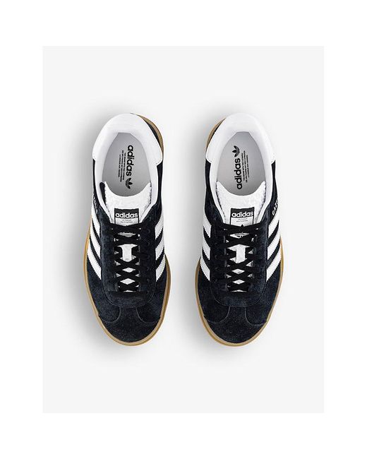 Adidas Multicolor Gazelle Bold Brand-embellished Suede Low-top Trainers