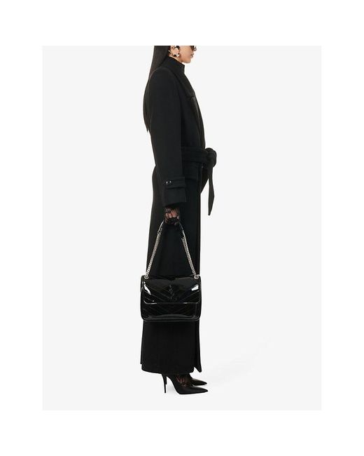 Saint Laurent Black Niki Medium Leather Shoulder Bag