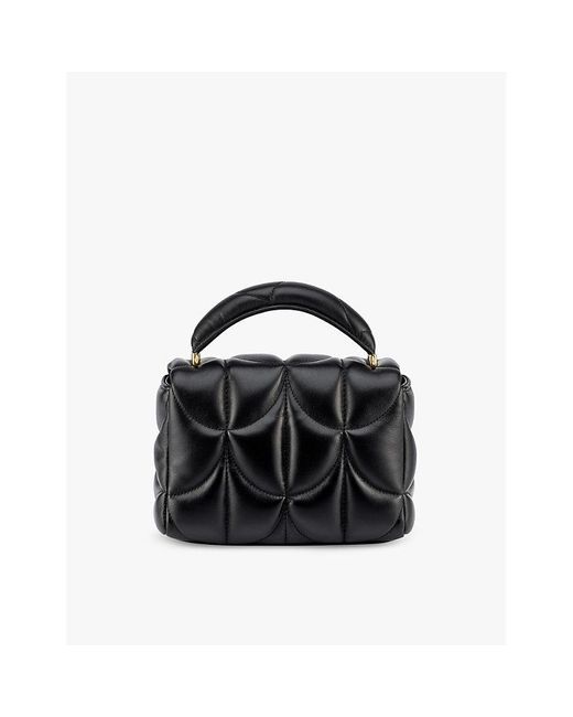 BVLGARI Black Serpenti Sugarloaf Small Leather Shoulder Bag