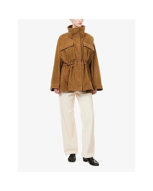RÓHE Frames Natural Bruun Baggy Corduroy Cotton Trousers