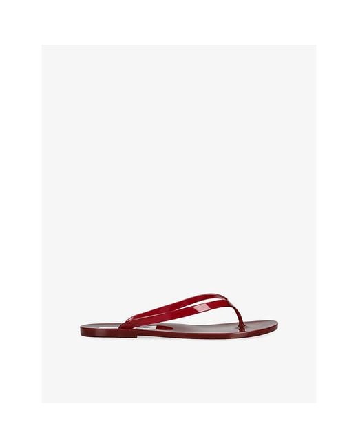 Christopher Esber Red Jo Pvc Flip-Flops