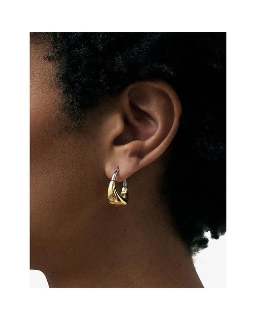 Astley Clarke Metallic Aurora U-Hoop 18Ct And Sterling- Hoop Earrings