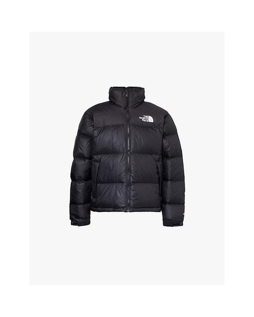 The North Face Blue 1996 Retro Nuptse Funnel-Neck Nylon Down Jacket for men