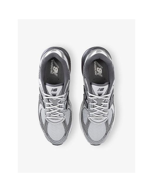 New Balance White 2010 Mesh And Faux-Leather Trainers for men