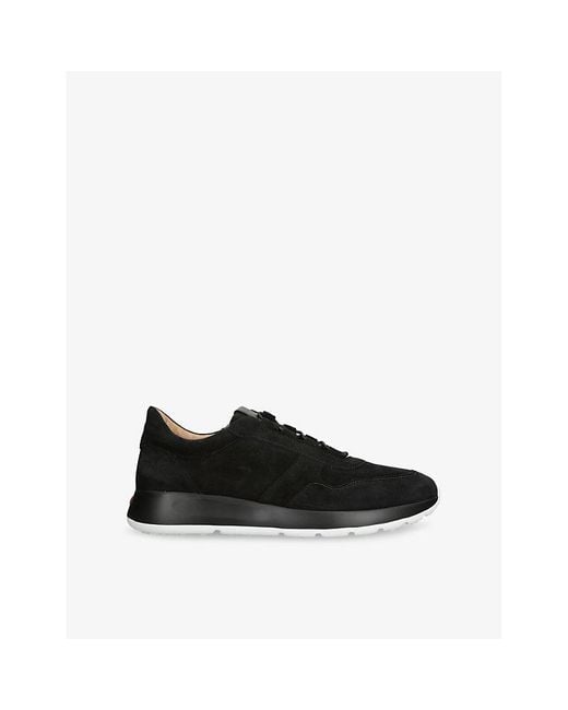 Tod's Black Nuova Allacciato Sportivo 79K Suede Low-Top Trainers for men