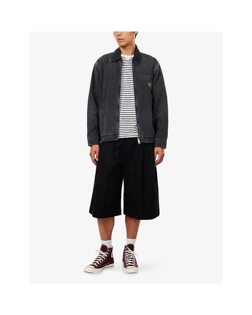 Carhartt Black Og Detroit Denim Jacket for men