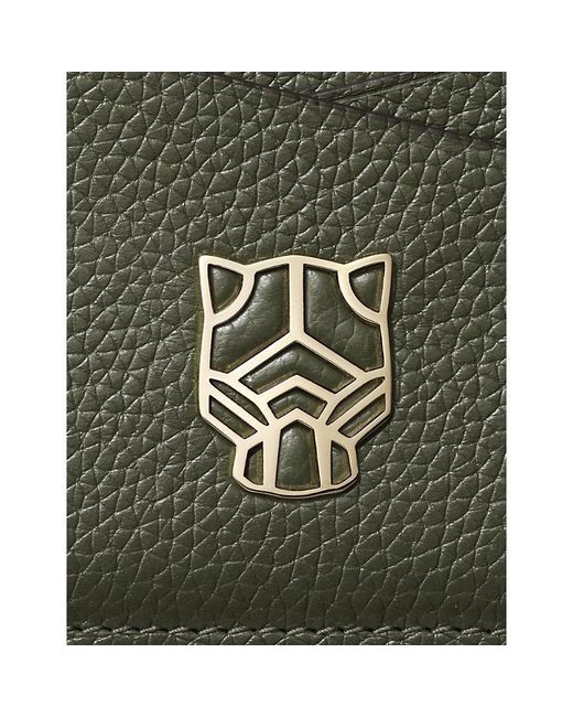 Cartier Green Panthère Graphique De Leather Card Holder