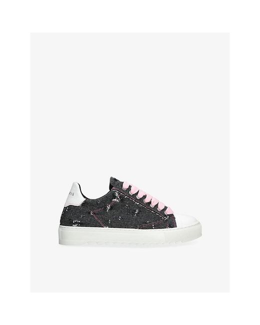 NUMERIS White Atelier Canvas Trainers for men
