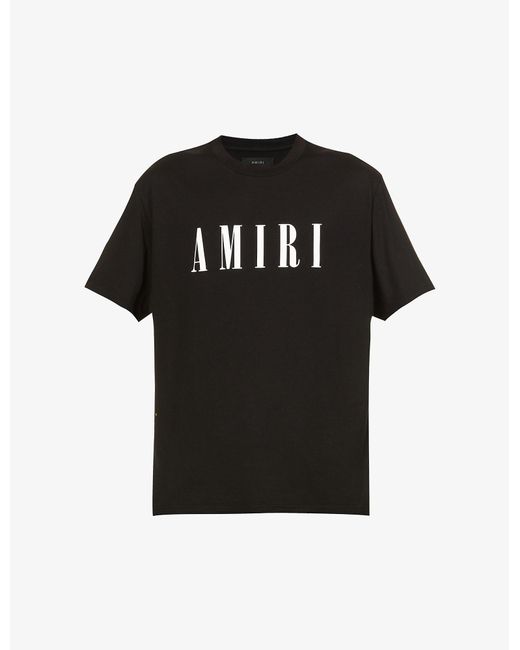 Amiri Core Boxy-fit Cotton-jersey T-shirt in Black 30 (Black) for Men ...