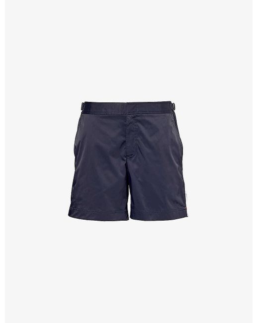 Orlebar Brown Blue Bulldog Regular-fit Stretch-woven Shorts for men