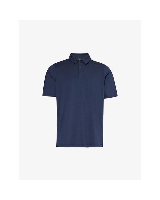 lululemon athletica Blue Evolution Short-sleeved Recycled-nylon-blend Polo Shirt for men