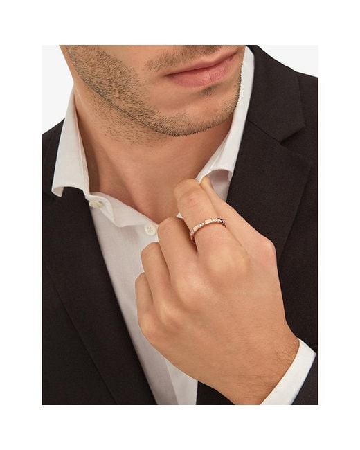 BVLGARI White Serpenti 18Ct Rose- And Diamond Ring