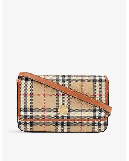 Burberry Hannah Vintage Check Crossbody Bag