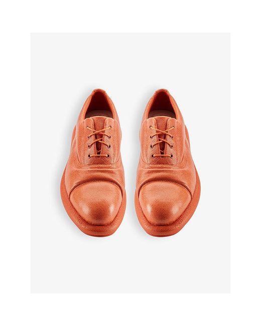 Clarks X Martine Rose Red Martine Rose X Clarks Oxford 1 Padded Leather Oxford Brogues