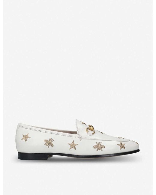 jordaan embroidered leather loafers
