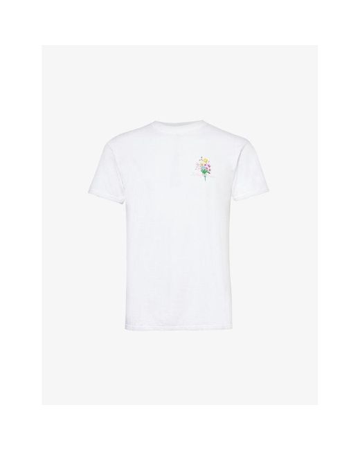 Kidsuper White Growing Ideas Short-sleeved Cotton-jersey T-shirt for men