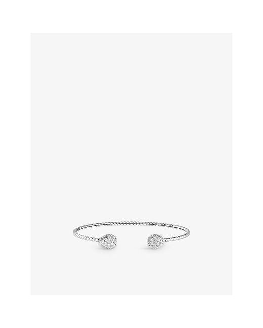 Boucheron White Serpent Bohème Double Motif 18Ct- And 0.26Ct Diamond Bracelet