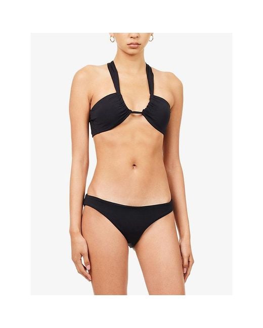 Second Summer Blue Aria Bikini Top