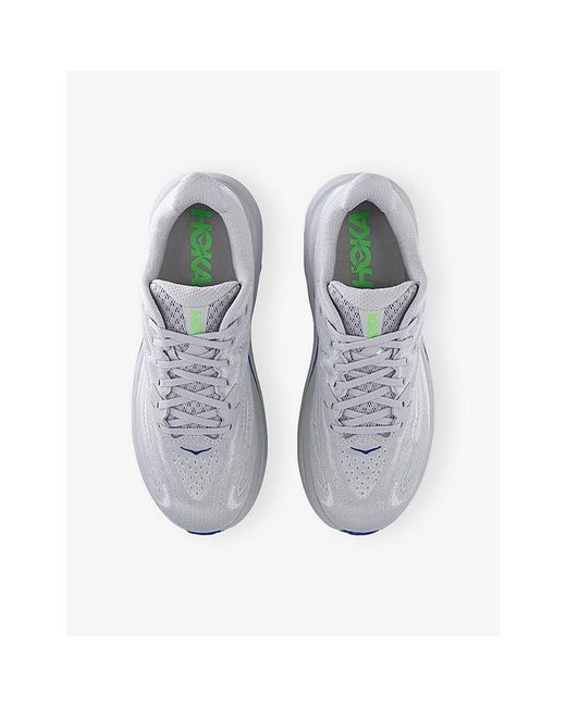 Deckers Hoka White Clifton 10 Mesh Trainers for men