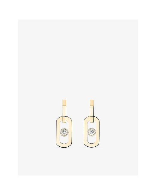 Messika Metallic So Move Xl 18Ct And 0.37Ct Diamond Earrings