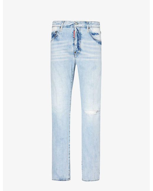 DSquared² Blue Light 642 Straight-leg Denim Jeans for men