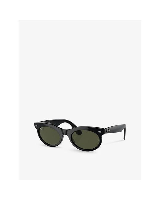 Ray-Ban Green Rb2242 Wayfarer Oval-frame Propionate Sunglasses