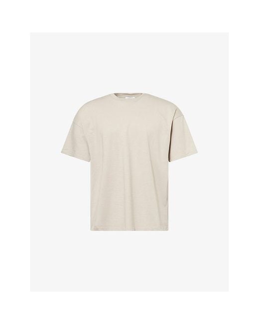 Arne White Essential Relaxed-Fit Cotton-Jersey T-Shirt for men
