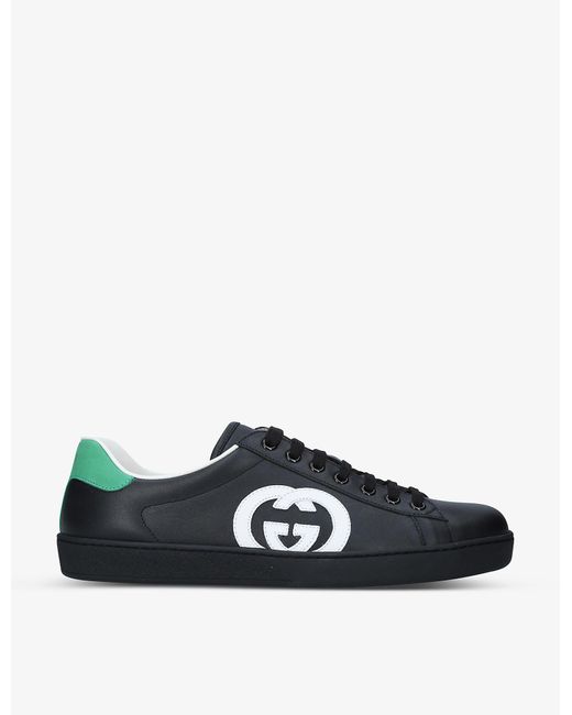 gucci black converse